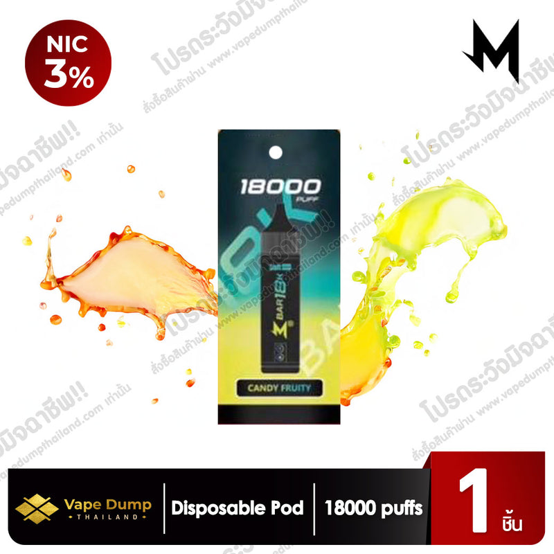 M Q Bar 18000 Puffs Disposable pod