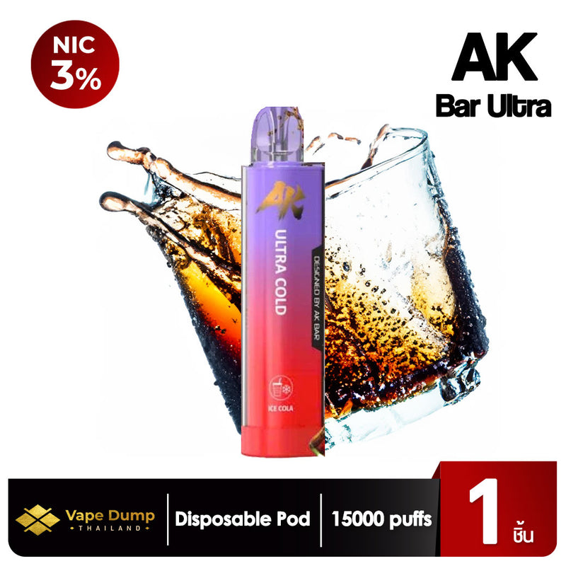 AK Bar Ultra Cold 15k Disposable Pod