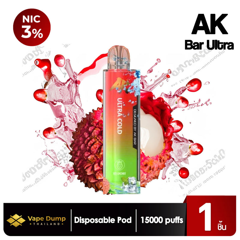 AK Bar Ultra Cold 15k Disposable Pod