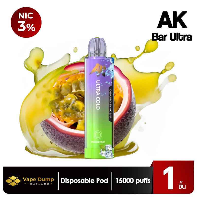 AK Bar Ultra Cold 15k Disposable Pod