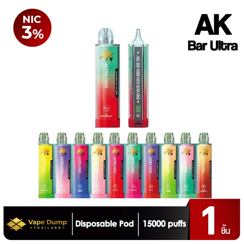 AK Bar Ultra Cold 15k Disposable Pod