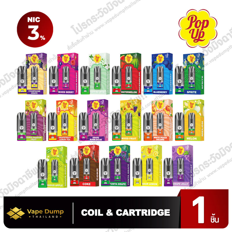 Pop up Pod Juice 3ml. (Pop up Max)