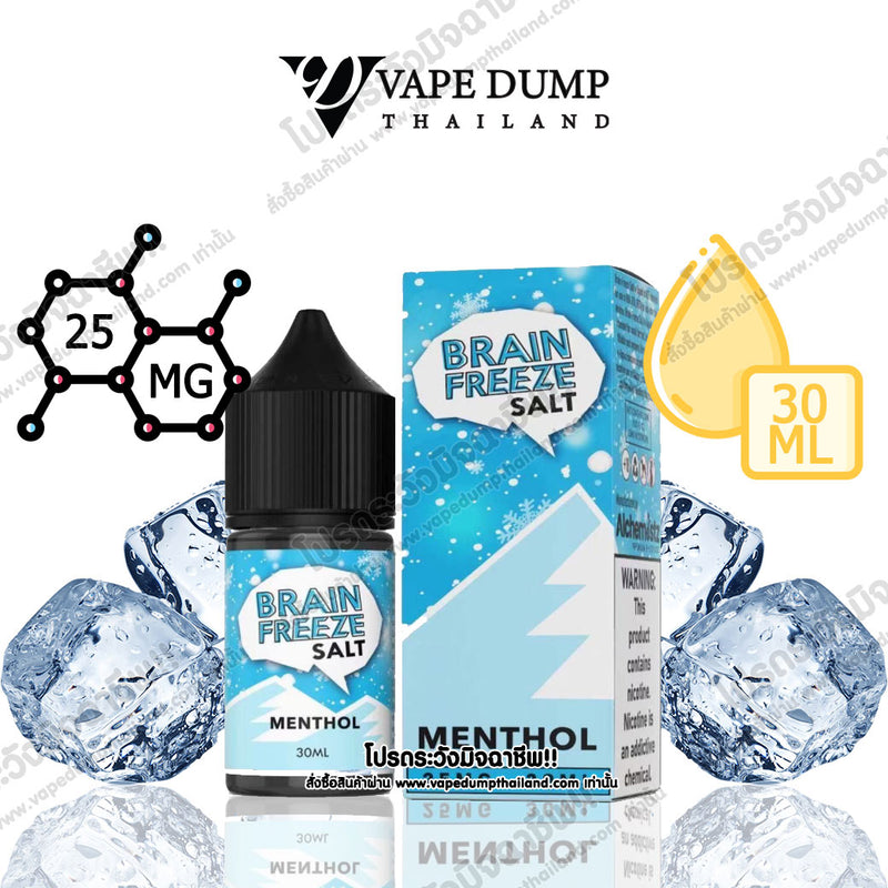 Brain Freeze Menthol Saltnic N25